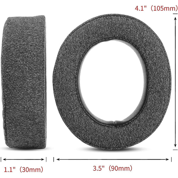 Hs70 Öronkuddar Uppgradering Tjockare Tyg Öronkuddar Kudde Ersättning Kompatibel Med Corsair Hs70 Pro Hs60 Pro Hs50 Pro Hörlurar