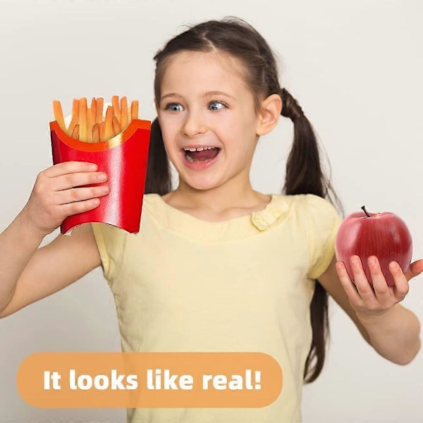 10 stk. Realistiske falske pommes frites Livaktig simulering Pommes frites Rekvisitter Pommes frites Displaymodell