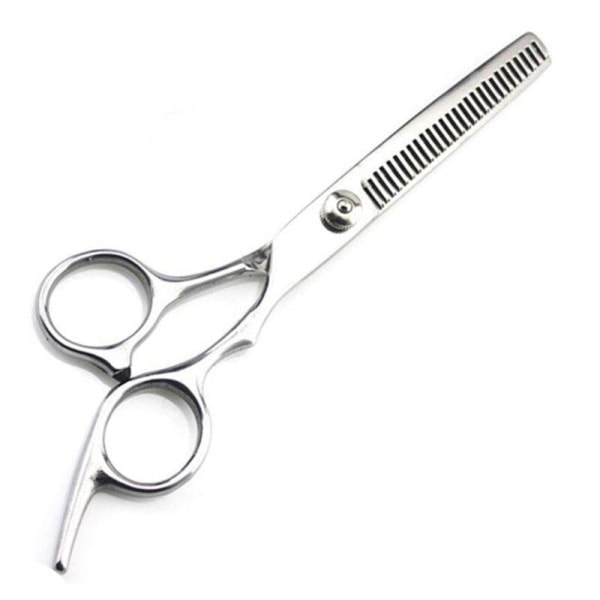 Hairdressing scissors made of stainless steel - Thinning scissors Silver