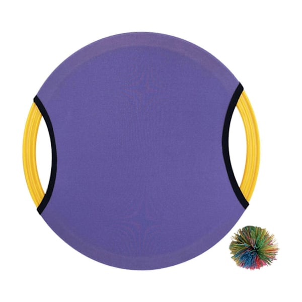 Trampolin Paddelboll Spel Studsig Paddel & Snörboll Kast och Fånga Spel Sensorisk Träning för Trädgårdsfest Strand Pojkar Flickor Violet