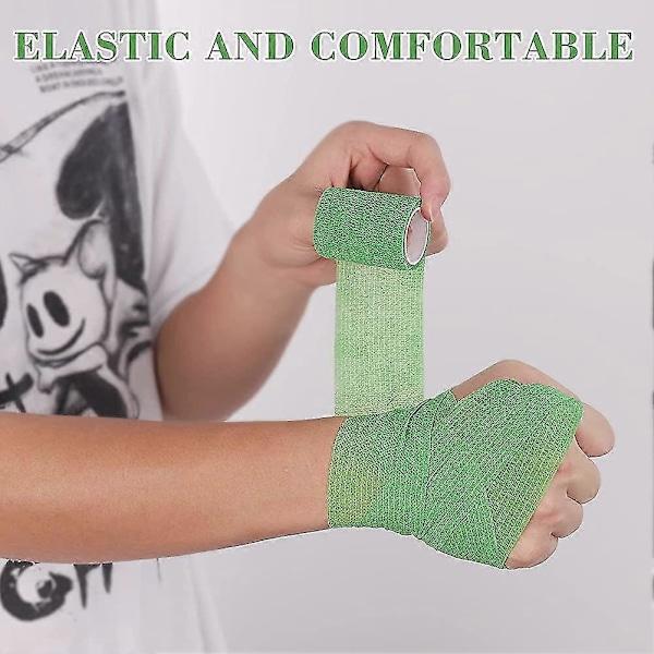 Självhäftande bandage 16-pack 2x 5 yards Självhäftande tejp Stretch Present