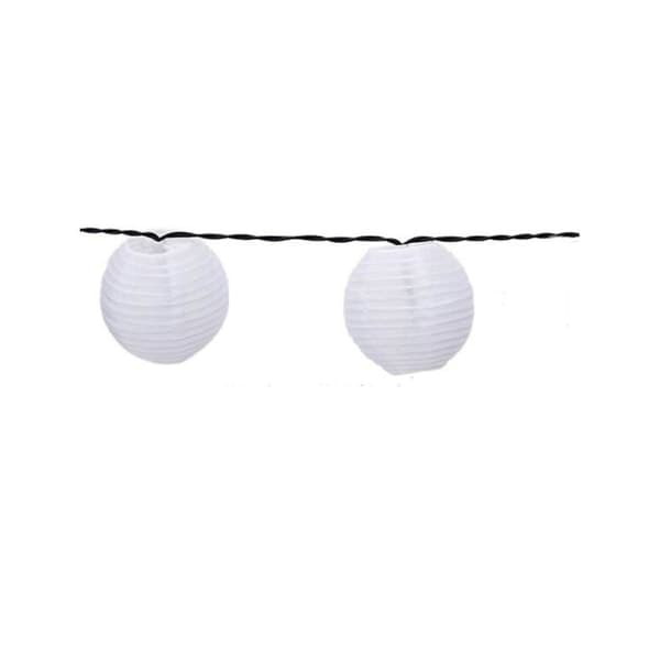 Solcellelamper Lantern Utendørs 3,5 Meter Ca. 10 Led Lanterner Vanntett