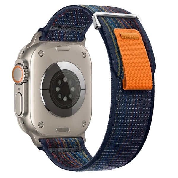 Trail Loop Rem for Apple Watch Band 44mm 40mm 45mm 41mm 42 44 45mm Sport Armbånd iwatch Ultra 2 49mm serie 9 8 se 7 6 5 4 3 royal blue orange22 49mm 45mm 44mm 42mm