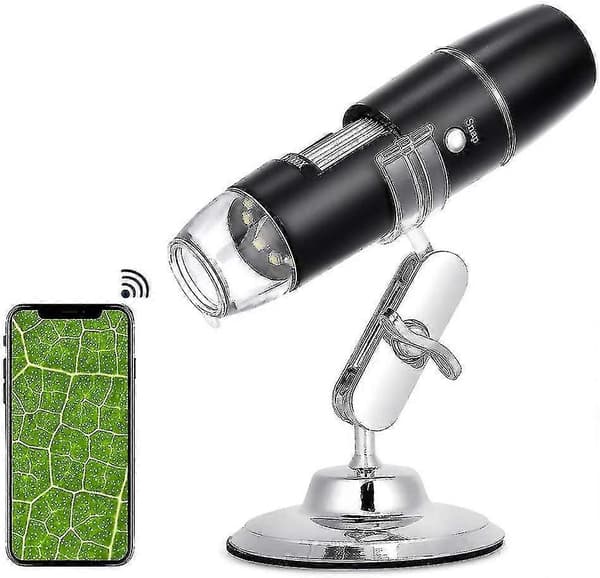 Digitalt Mikroskop 50x Till 1000x, Usb Wifi Mikroskop Trådlöst Digitalt Mini Handhållet Endoskop Inspec