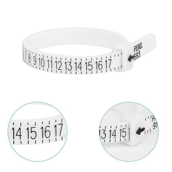 Ringmätare Mätverktyg Set Metall Ringmätare Ringmått Fingermätare
