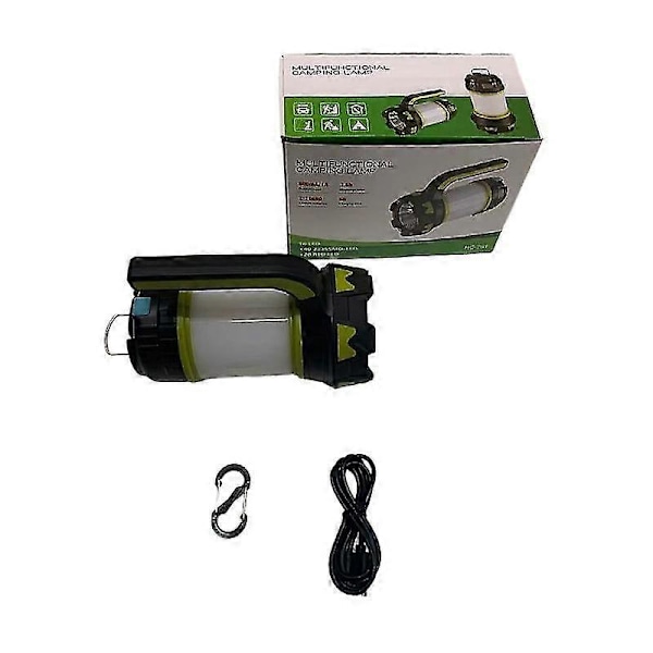 Camping Lanterne Lys, LED Camping Lanterne, Genopladelig LED Lanterne, Genopladelig Camping Lommelygte, Vandtæt Camping Belysning til Camping