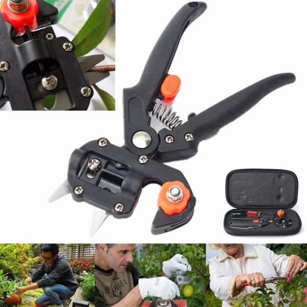 TEMPSA KIT Oksastussakset + 2 terää + ruuvimeisseli hedelmäpuiden oksastukseen