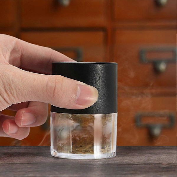 Elektrisk Kvarn Mini Kryddkvarn USB Uppladdningsbar Torr Örtkvarn Lätt att Bära för Kök Hem Red
