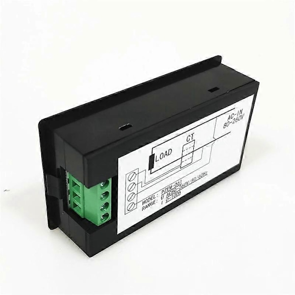 AC 80-260V 100A PZEM-061 LCD Display Digital Strøm Spænding Effekt Energi Amperemeter Voltmeter med Cu