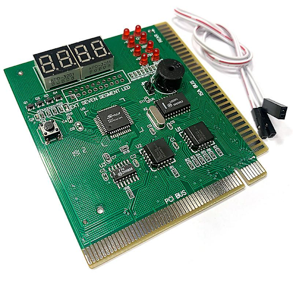 LED 4 Digit Analysis Diagnostic Tester POST Card PCI 4 PC Analyzer Motherboard