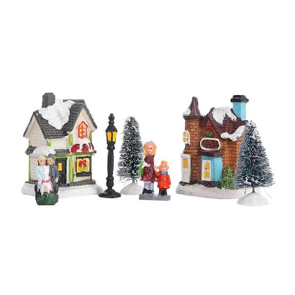 Julepynt Miniatur Ornament Gave Sæt til Jul