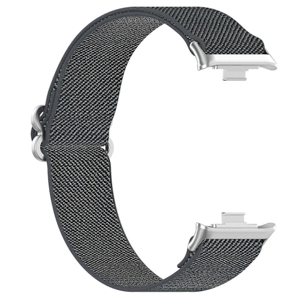 Smart Klockarmband för Xiaomi Redmi Watch 5 4 Xiaomi Smart Band 9 Pro 8 Pro Nylon Elastisk Flätad Rem Multicolor Dark Grey