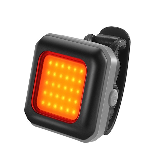 Polkupyörän valo LED Etu- ja takavalo Type-C Lataus MTB Maantiepyörä Kirkas Lamppu 3 Valotilaa Säädettävä Pyöräilyvalo Grey Tangerine