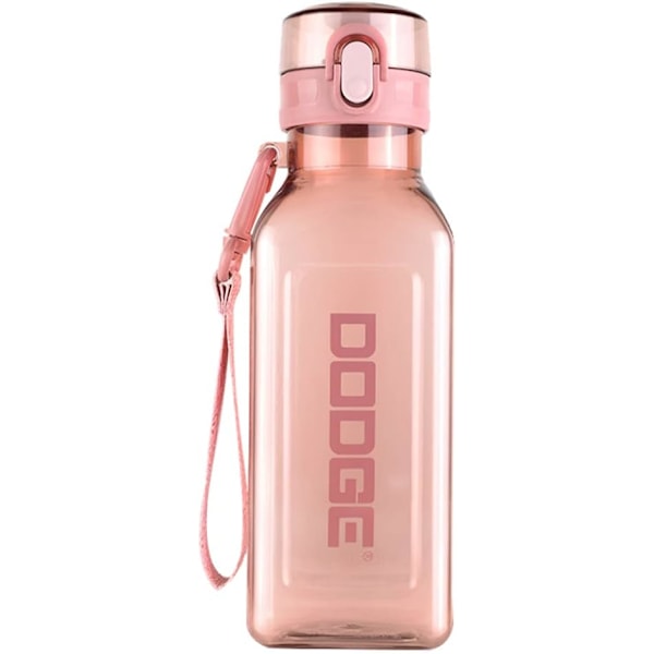 Sports Vandflaske 700ml, Lækagesikker og BPA Fri Drikkflaske, Fitness Vandflaske, Vandflaske til Rejse Picnic Camping Vandreture Pink