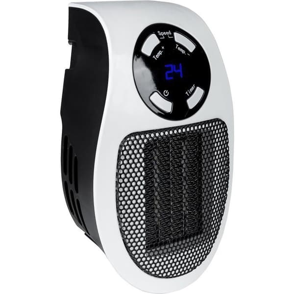 Miniature stikventilator 500K (230V, 500W varmeeffekt, 28,46 m³/t luftstrøm)