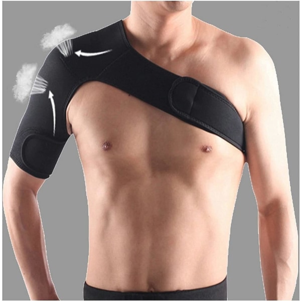 Adjustable Neoprene Shoulder Support Strap Arthritis, Sport,Brace, Pain Relief, Injury,Unisex, Fits Right Shoulde