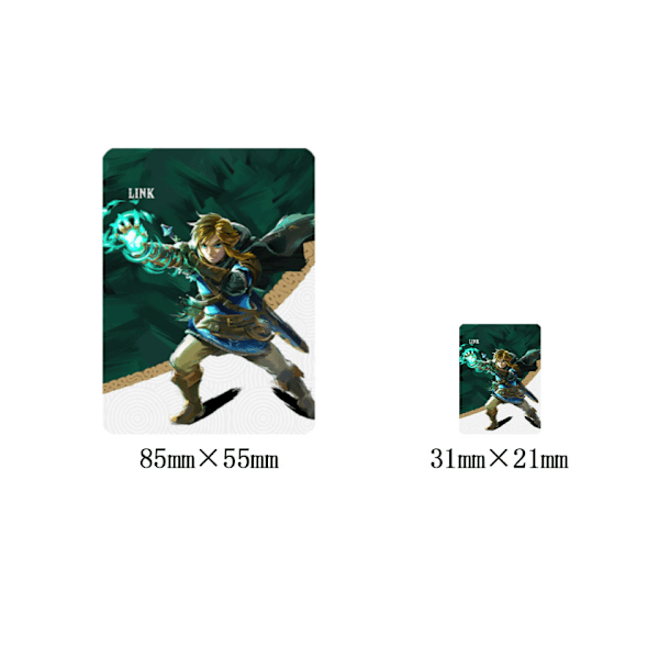 Zelda Amiibo NFC-kort, let at spille spilkort, perfekt til hengivne spillere og samlere, Breath of the Wild Universal Item-kort 28 stk. 85*55 mm 28PCS 85*55mm