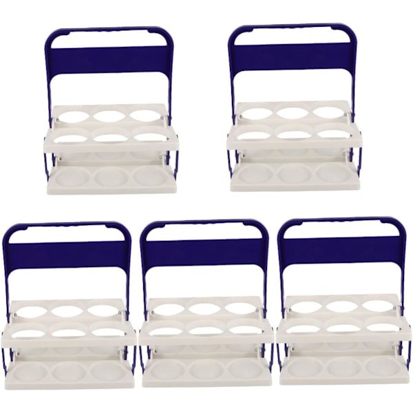 5-pack ölburkshållare Vikbar ölburk Beer Bottle Rack Återanvändbar Dryckeshållare Vikbar Mugghållare