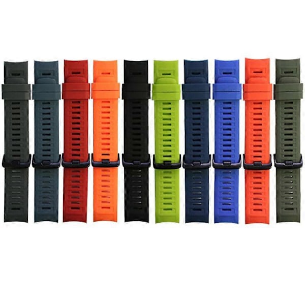 Urrem til Garmin Instinct Band Silikone Udskiftningsrem Armbånd 22mm red