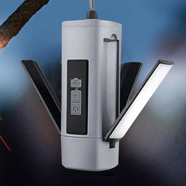 Ideell campinglykt ved strømbrudd, Multifunksjonell teleskopisk LED-campinglykt 1500 lumen