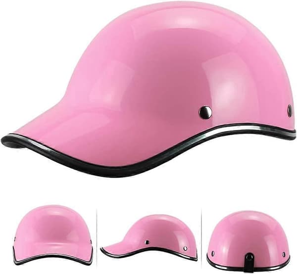 Basebollkeps Justerbart snabbspänne Halv basebollkeps Rosa