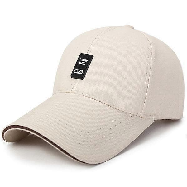 Basebollkeps för män, vår och höst, golf Beige