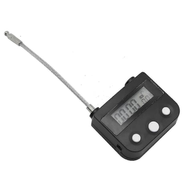 Metaltimerlås USB LCD-skærm Elektronisk genopladelig timer Multifunktionshængelås Sort