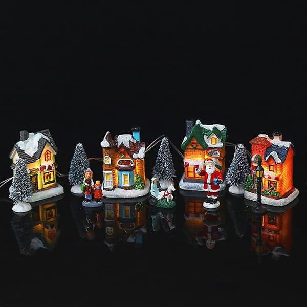 Julepynt Miniatur Ornament Gave Sæt til Jul