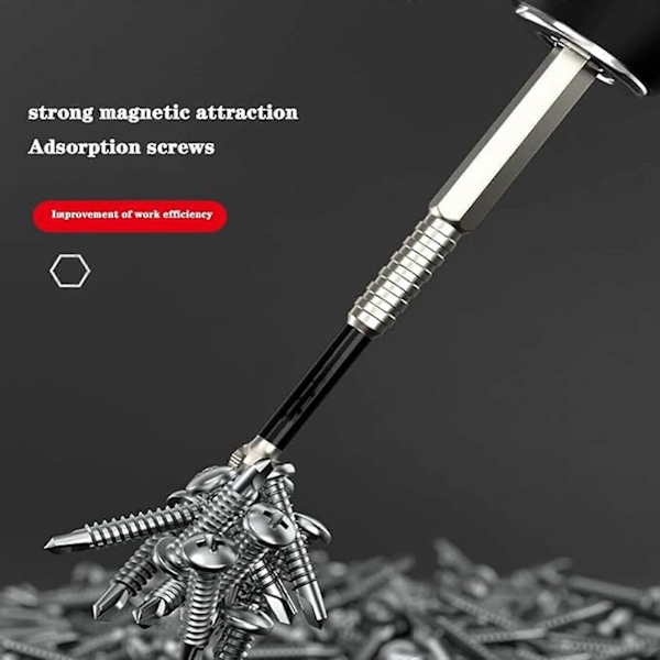 6X Erittäin magneettinen ruuvimeisselin teräsarja, supermagneettinen, liukumaton