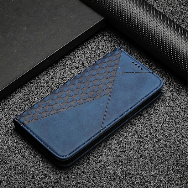 Kotelo Xiaomi Redmi Note 13 4G:lle Lompakko Magneettinen Läppäkansi PU-nahkaa Yhteensopiva Xiaomi Redmi Note 13 4G -kotelon kanssa Blue