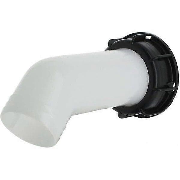 Avløpsdyse med mutter IBC 1000l vanntankdyse ventilkobling forlengelsesslangedyseadapter IBC vanntankkran tut