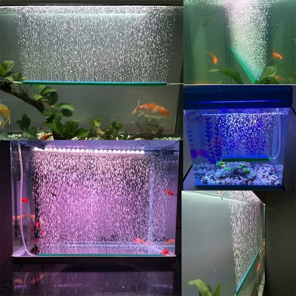 Akvariumbubbelsten, 4 stycken luftsten grå mikrobubbelsten, luftsten bubbelsyrediffusor, akvarium vattendiffusor syresten