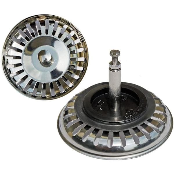 Universal rustfri stål si - 80 mm - Excenterstyring - Vask tilbehør