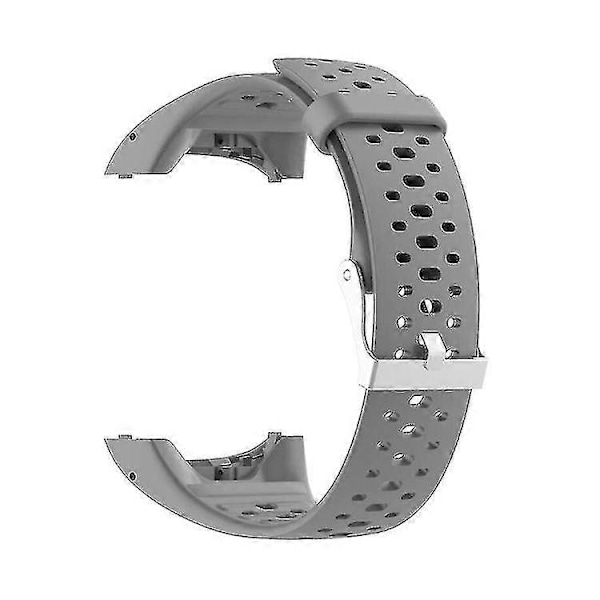 Polar M400 / M430 -harjoituskellon ranneke silikonia, musta - B dark gray