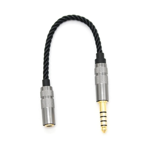 4.4mm Balanced Headphone Adapter Audio Cable 4.4 Xlr 4 Pin Male to Female Angle