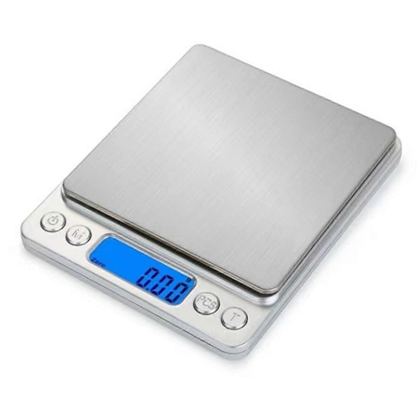 Matvåg 3kg/0,1g Digital Köksvåg Vikt Gram och Uns för Bakning Matlagning Kaffe LCD-Display Hängkrok