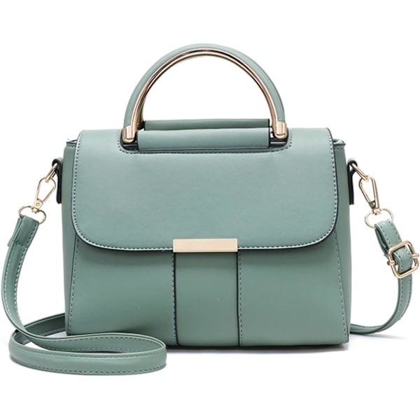 Elegant damhandväska, telefonväska, PU-läder crossbody-väska, mobiltelefonplånboksväska Verde