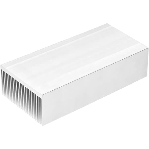Elektronikkøler køleplade til LED og strøm sølv 150 x 69 x 36 mm