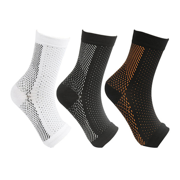 Kompresjonssokker for kvinner og menn, sports-kompresjonssokker black L/XL
