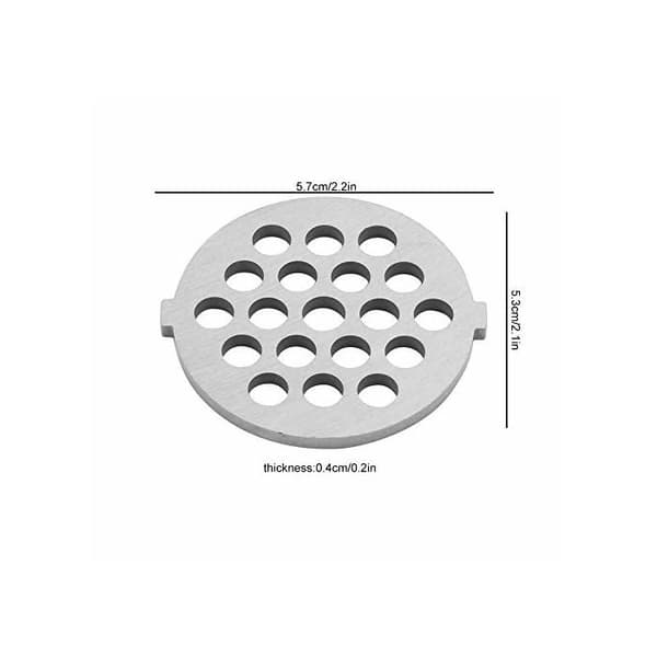Elektrisk kødhakker, legering - 7 mm skive - Multipakke
