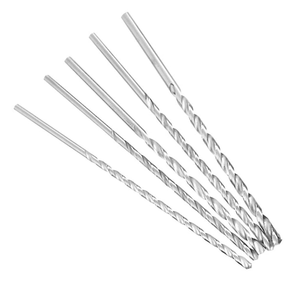 5 kpl Extra pitkää 150 mm HSS-kierrettä 2 mm 3 mm 3,5 mm 4 mm 5 mm Suora puu- ja metalliporanterä Dril