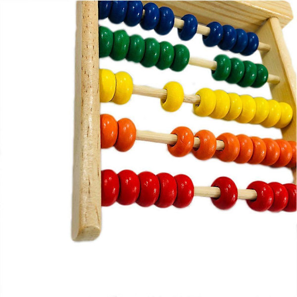 Kannettava Sateenkaari 5-numeroinen Abacus Aritmeettinen Valaistuminen Matematiikan Laskenta Varhaiskasvatuslelu Lapsille 3/4/5 Myrkytön