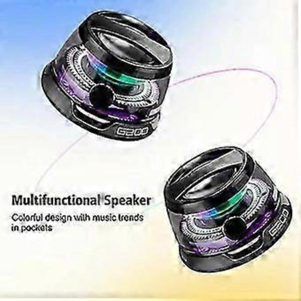 Magnetisk Mini Bluetooth-högtalare, Multifunktionell Magnetisk Bluetooth-högtalare White
