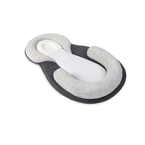 Vauvan muotoinen tyyny, vastasyntyneen tyyny, anti-flat head -unimaja, anti-roll White