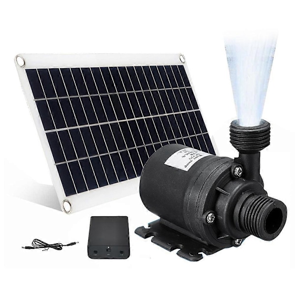 50W aurinkovesipumppu 800L/H DC12V hiljainen aurinkovesilähdepumppu puutarhaan perheen vesilähde