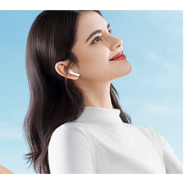 Bluetooth In-Ear Hodetelefoner, Trådløse Hodetelefoner for iPhone og Android hvit white