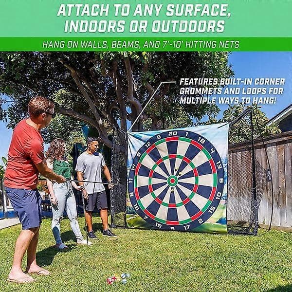 Golf Chipping Spilsæt inkluderer Sticky Spillemåtte 180*180cm