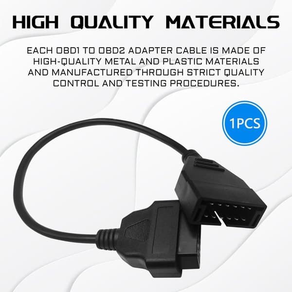 OBD1-scanner, universel OBD1 til OBD2 biladapter, OBD1-scannerkabelkodelæser