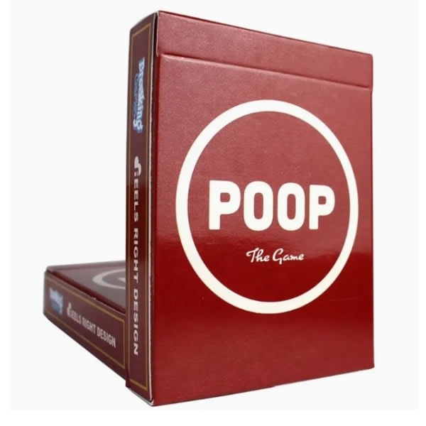 Poop -The Game -Brætspil Børn Teenagere Voksenvenlig festkortspilsgave