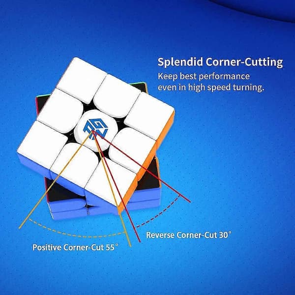 3x3 Speed Cube Gans 356rs Magic Cube (uten klistremerker)
